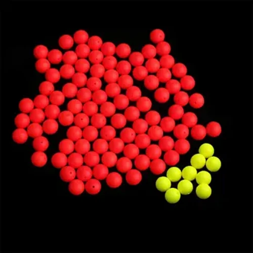 Schaum Floats Ball Foam Strike Indicator Buoy Bobbers Fëscherei Bobbers Fëscherei Buoyancy Balls Fëscherei Float Fluorescent Drift Ball
