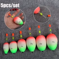 5tk/komplekt EVA helendavad ujuvad ujukid Merekaljupüük Striking Hard Tail Kõhuujukid 10g/15g/20g/30g/40g/50g/80g/90g/100g