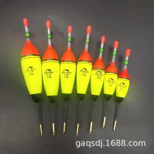 2kpl 5g-40g EVA Luminous kalastuskelluke Kelluvuus Kelluva Pitkä Pysty Night Light Stick Rock Kalastus Kellukkeet Boya Bobber Tackle