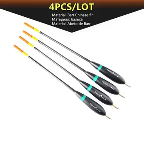 4 adet/grup Ağırlık Kuyruk Bobber Balıkçılık Şamandıralar Paulownia Ahşap Balıkçılık Şamandıralar 8g-10g 24 cm-26 cm Şamandıra Sazan Balıkçılık