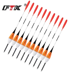 FTK 10Pcs Fishing Float 2g 3g 5g Barguzinsky Fir Float Bobber Long Tail Vertical Booy for Carp Fishing Tackle 2023