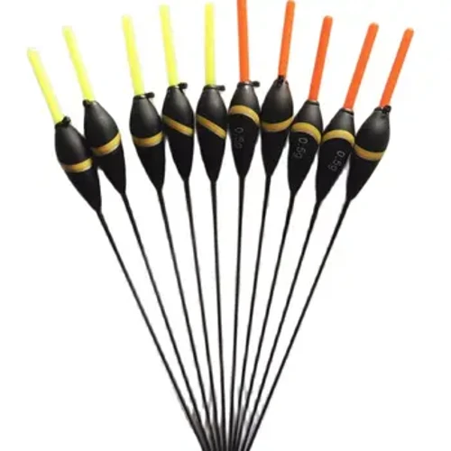 Agape10db/Lot Rúd horgászat pontyhorgász úszók Bobbers Fluctuator 0,5/1,0/2,0g Botok bóják Balsa Fa Anyag Oem Gyári Áruház 201137