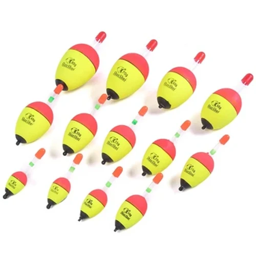 2PC lysende fiskenattflyter 10g/15g/20g/25g/40g/60g/3g EVA vertikal bøye sjøfiskeutstyr tilbehør 바다막대찌