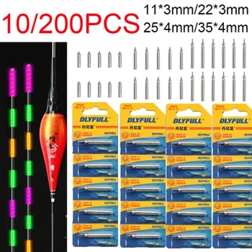 10/200 Chiếc Dạ Quang Pin Điện CR311 CR316 CR322 CR425 CR435 Phao Câu Cá Pin Lithium Pin Pha Tắc Bóng Đêm Phao Câu Cá