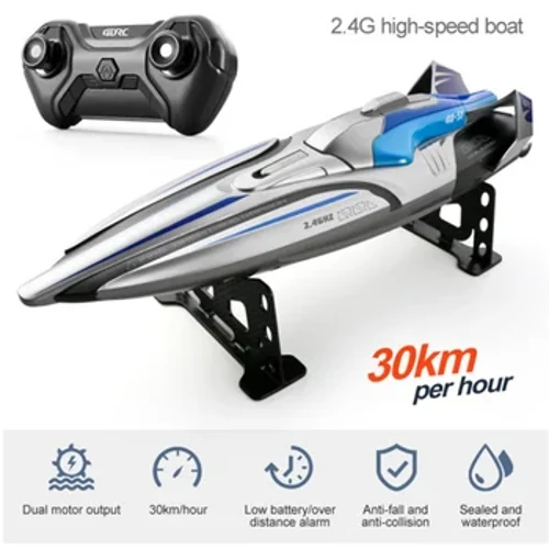 30 km/u RC High Speed ​​Racing Boot Speedboot Afstandsbediening Schip Waterspel Kinderen Speelgoed Kinderen Verjaardagscadeau
