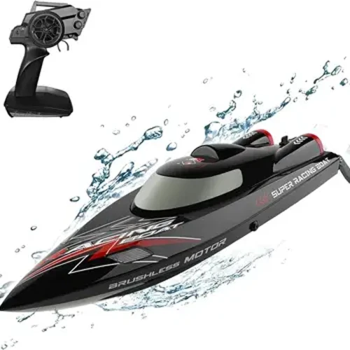 Cwch RC WLtoys WL916 Cwch Rheoli Anghysbell 60KM/H Cychod Rasio RC Cyflymder Uchel 2.4GHz Cychod RC gyda Larwm Batri Isel