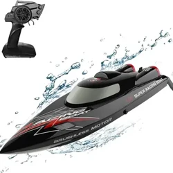 Waapa RC WLtoys WL916 Waapa Mana Loa 60KM/H Waapa Ki'eki'e RC Wa'a heihei 2.4GHz Nā Wa'a RC me ka Alarm Bateri Ha'aha'a.