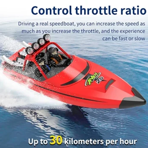 2.4GHz TY725 RC TURBOJET PUMP Kecepatan Tinggi Remote Control Jet Boat Baterai Rendah Fungsi Alarm Dewasa Anak Hadiah Mainan