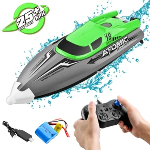 Isikebhe Esikhulu Sezingane esingu-2.4G High-Speed ​​​​High-Speed ​​​​High-Speed ​​​​Rowing Boat Ukushaja Amanzi Kagesi RC Speedboat Boy Toy Gift