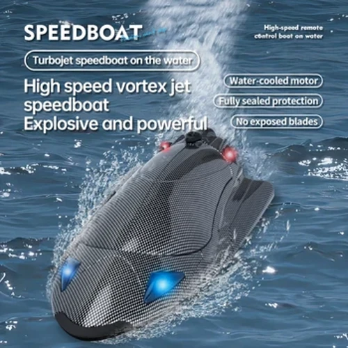 I-Remote Control Speedboat FY011 High-Speed ​​Boat RC 4-Channel Turbo Jet Imodeli Yesikebhe Esisheshayo Esingenamanzi Esingenamanzi Isipho Sethoyizi Sezingane
