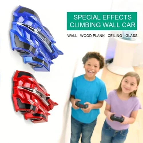 Car Rheolaeth Anghysbell Gyda Goleuadau Wal Trydan Dringo Drift Stunt RC Rasio Car Teganau I Blant Bachgen Anrheg Blwyddyn Newydd Nadolig