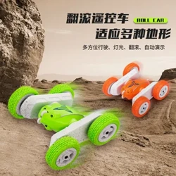 Mini voiture télécommandée pour enfants, voiture de cascade double face, benne à 360 degrés, jouet de course tout-terrain, jouet Zhiyi