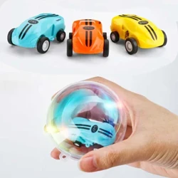 Mini RC Car High Speed ​​Fast 360 Degree Rotation Luminous Stunt Turn Trick Drift Maliit na Kotse na may Banayad na USB Charging Regalo ng mga Bata