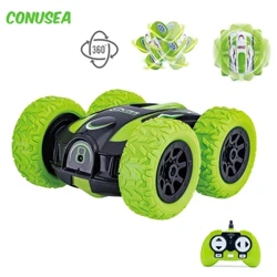 Rc automobil velike brzine s dvostranim daljinskim upravljačem Flip Stunt Cars 2.4G bežični Cool led svjetla Dječje igračke za dječake djevojčice Poklon
