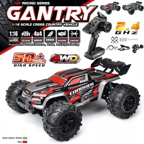2023 Baru 1:16 Skala Mobil RC Besar 50Km/Jam Kecepatan Tinggi Mobil RC Mainan untuk Anak Laki-laki Remote Control Mobil 2.4G 4WD Off Road Monster Truk