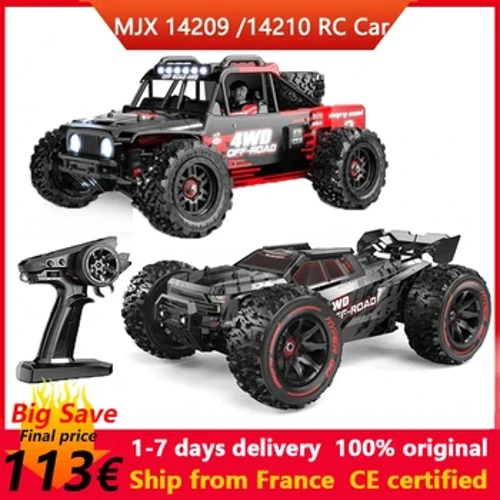 MJX 14209 14210 V2.0 Hypergo RC Auto da corsa Pickup Brushless Remote Control Car 1/14 Off-Road Drifting Modello di camion ad alta velocità