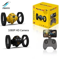 WiFi RC Stunt Bounce Racer Smart Camera Video Remote Высакахуткасны гнуткі кручэнне колаў Buggy Truck Radio Control Jump Аўтамабіль Цацкі