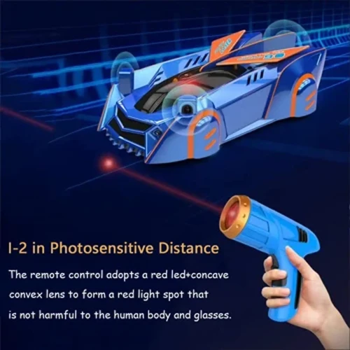 RC Mobil Stunt Infrared Laser Tracking Dinding Plafon Climbing Ikuti Lampu Remote Control Drift Mobil Listrik Anti Gravitasi Mobil Mainan