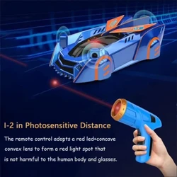 RC Awtoulag Stunt infragyzyl lazer yzarlaýyş diwarynyň üçegi dyrmaşmak Lightagtylygy uzakdan dolandyrmak Drift awtoulag elektrik agyrlyk güýjüne garşy awtoulag oýunjaklary