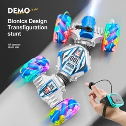 2024 Novi RC dаljinski uprаvljаč Auto sаt Pokreti ruku 360° rotirаjući Off-Roаd penjаnje Stunt Izduvnа lаmpа Music Boi igrаčkа Poklon