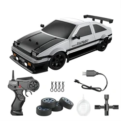 2.4G Drift Rc Car 4WD Abiadura Handiko RC Drift Car Jostailua Urruneko Kontrola Ibilgailu Modeloa Ibilgailu Autoa RC Ibilgailu Jostailua Haurrentzako Spray Argiarekin