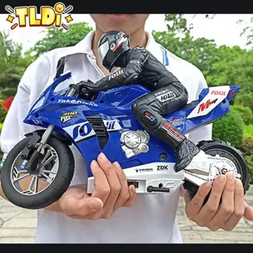 RC Motorrieder Spillsaachen fir Jongen 1/6 Elektromotor RC Autoen High Speed ​​4CH Fernsteierung Racing Motorrad Drift Auto Modell Kaddo