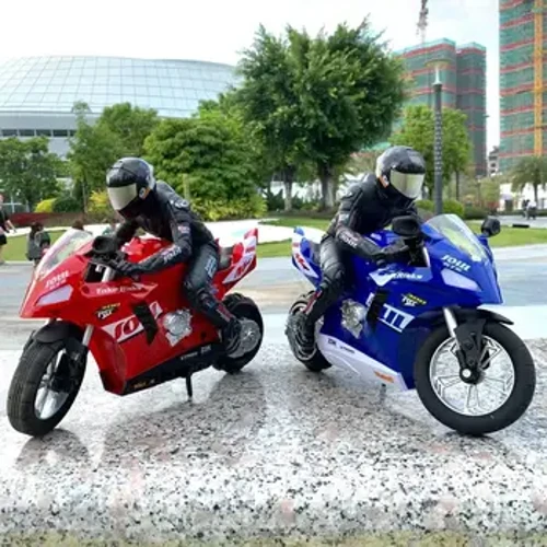 Self-Balancing Remote Control Motorcycle Car High Speed Drift Spin Stunts Standing In Multiple Positions Large Electric Rc Toys