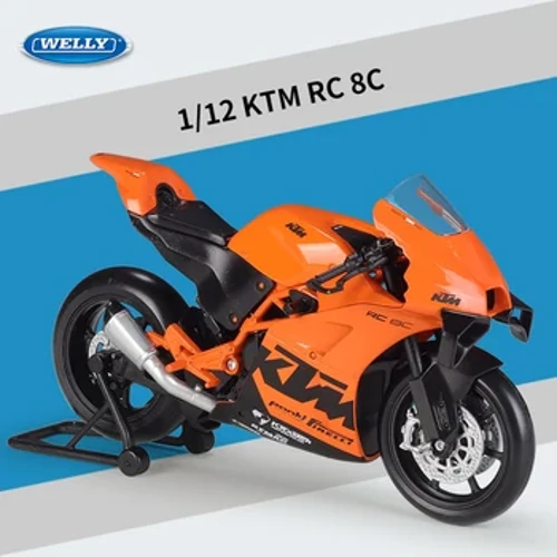 Bburago 1:12 KTM RC 8C Alloy Racingรถจักรยานยนต์รุ่นDiecastโลหะStreetกีฬารถจักรยานยนต์คอลเลกชันของเล่นเด็กของขวัญ