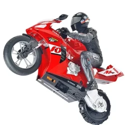 RC Motozikleta Abiadura Handiko Moto Modelo 2.4G 1/6 Urruneko Kontroleko Autoa Irrati kontrolatutako Autoa Drift Stunt Autoak Mutilentzako Jostailuak