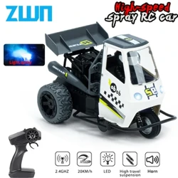 ZWN S915 3 Bánh Xe RC Xe Máy Có Đèn Xịt Điều Khiển Từ Xa 2.4G Điện Thi Đua Tốc Độ Cao Xe Máy Đồ Chơi dành Cho Trẻ Em