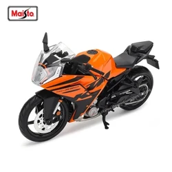 Maisto 1:12 KTM RC 390 simulazio aleazio motocross baimendutako moto modeloa jostailu autoa opariak biltzea