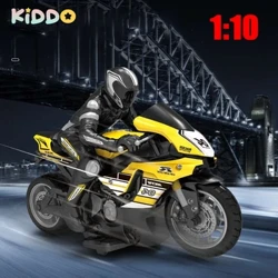 RC Motorcycles 1:10 RC Cars High Speed Racing Ducati 4 Channels Remote Control Truck Off-Road Model Toys for Boy Children Gifts