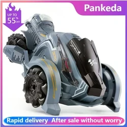 MỚI 3 Bánh RC Đóng Thế Xe Máy Điều Khiển Từ Xa 2.4G Xe Ô Tô có Xịt Ánh Sáng Điện Thi Đua Tốc Độ Cao Xe Máy Đồ Chơi