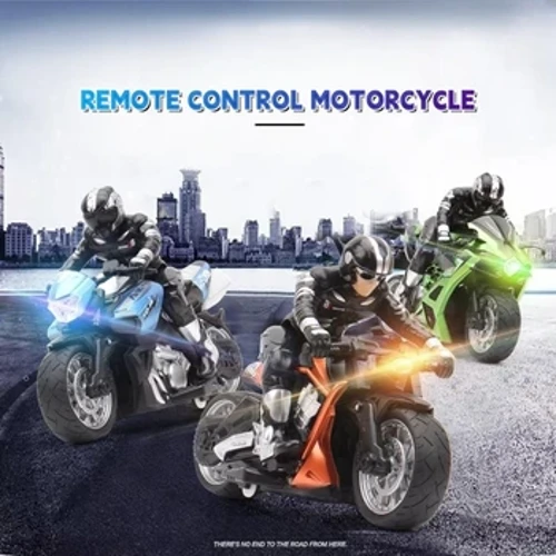 1:10 Listrik Stunt Motor Mobil Balap Kecepatan Tinggi 4 Saluran Remote Control Off-Road Model Mainan Anak Laki-laki kanggo Hadiah Anak