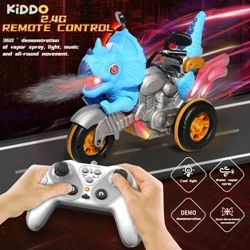 RC motocikl, štos, auto, daljinski upravljač, dinosaurus, ručka, hladno svjetlo, glazba, igračke, pokloni, igračke protiv klizanja za dječake, povratak u školu
