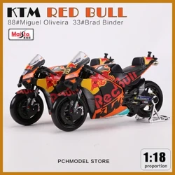 Maisto 1:18 2021 KTM RC16 Red Bull Factory Racing Motorrad, Rennauto, Simulations-Legierungsautomodell