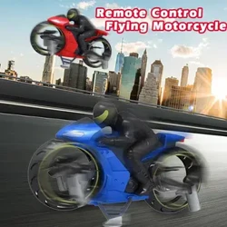 Dětský motocykl ToysRemote Control Stunt Motocycle Drone Land and Air Dual Mode RC Motocykl kvadrokoptéra dobíjecí