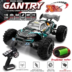 Easbhóthair Ardluais 16101PRO Le Coupe Trucail 1:16 gan scuab, 4WD, Mótar gan Scuab, Gluaisteán Fast Fonnadh Grád Gairmiúil RC