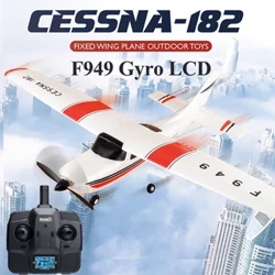 WLTOYS 2.4G F949 Version LCD RC Airplane Cessna 182 3D6G 3CH PLANE FIXE AIGNE
