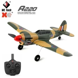 WLtoys XK A220 RC Plane 4CH 3D6G Stunt Fighter 2.4G Rádióvezérlésű Repülőgép Elektromos Repülőgép Kültéri Játékok Felnőtt Gyermekeknek