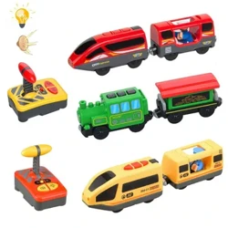 Pren RC Trên Affeithwyr Rheilffordd Rheolaeth Anghysbell Trên Trydan Rheilffordd Magnetig Car Ffit Ar Gyfer Pob Brand Teganau Trac Trên i Blant
