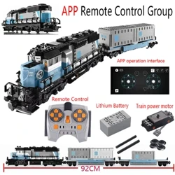 ახალი 91006 1234Pcs Expert Ultimate Series Train Building Blocks APP RC train power pack მატარებლის ლიანდაგი სათამაშოები ბავშვებისთვის საჩუქარი