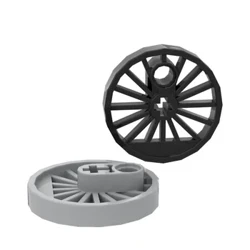 Pièces MOC 85489a 85558, roue de Train RC 30 mm D. Briques compatibles, blocs de construction à assembler soi-même, Puzzle à particules, jouet cadeau pour enfant, 10 pièces