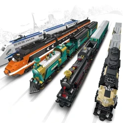 Rc Xe Lửa Khối Điện Bộ Xe Lửa Xe Lửa Đường Sắt Bộ Đồ Chơi Xe Lửa Điều Khiển Từ Xa Đường Sắt Điện Đồ Chơi Cho Bé Khối Xây Dựng Đồ Chơi