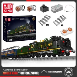 Mold King 12025 Technical Car Building Block RC Моторизирани френски железници SNCF 231 Парен локомотив Модел на влак Играчки Подарък за деца