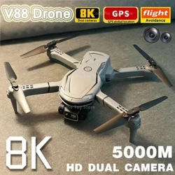 V88 Dron 8K profesionalna HD zračna dvostruka kamera s višesmjernim izbjegavanjem prepreka Dron Quadcopter 5000M igračke na daljinsko upravljanje