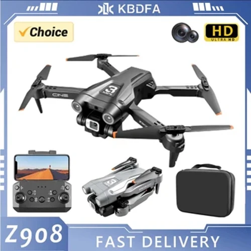 KBDFA Новый бесщеточный дрон Z908 1080P HD Professional ESC двойная камера оптическая 2,4G WIFI FPV предотвращение препятствий Quad игрушки подарки