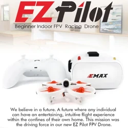 EMAX EZ Pilot 82MM Mini 5,8G siseruumides töötav FPV võidusõidudroon koos kaameraprillidega RC Drone 2~3S RTF versioon algajale