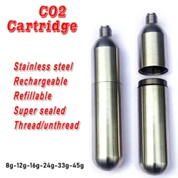 CO2 Refill Tank Refillable Cartridge para sa Home Brewing Wine Making Barware Equipment Soda Beer Fermenter Kitchen DIY Bar Tool