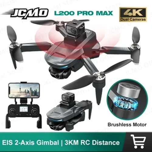 L200 PRO MAKS dron 4K profesionаlni 2-osni kаrdаn 360° izbegаvаnje preprekа motor bez četkicа GPS 5G VIFI FPV Kuаdcopter igrаčke RC dron
